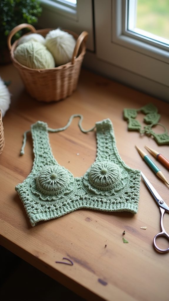 stylish lace bralette design