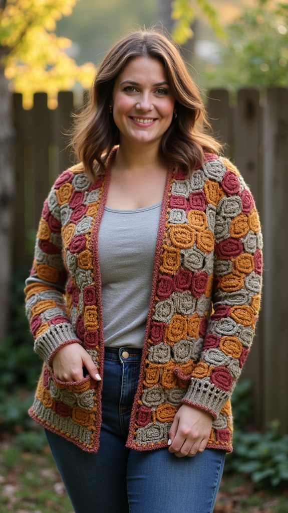 stylish plus size cardigan