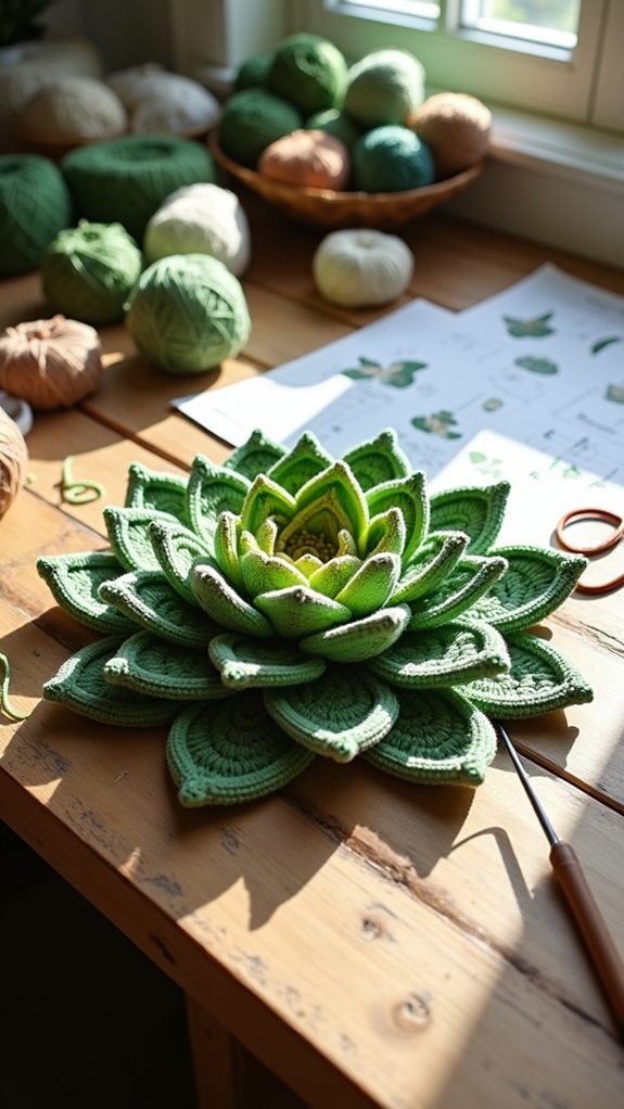 succulent leaf structure