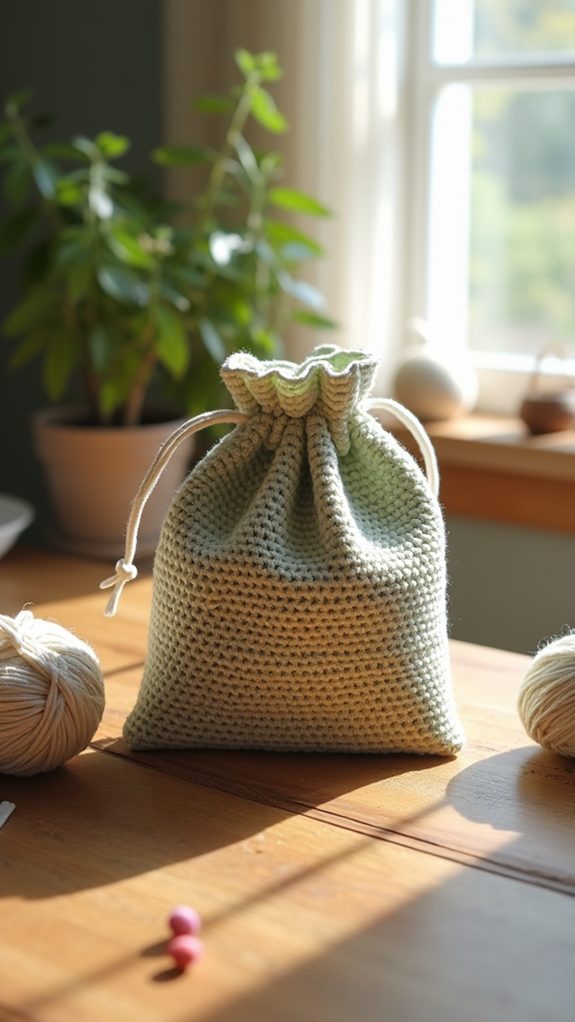 sustainable cotton storage bag