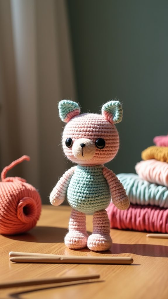 sustainable handmade yarn dolls