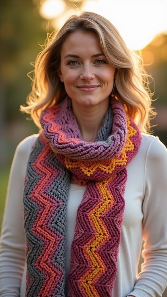 textured knit fashion accessory
