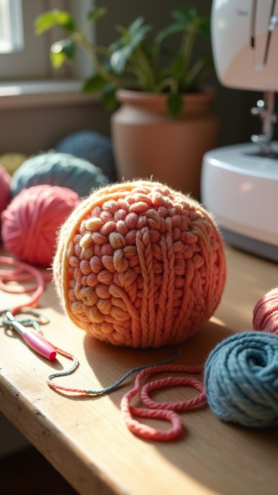 textured tactile play ball