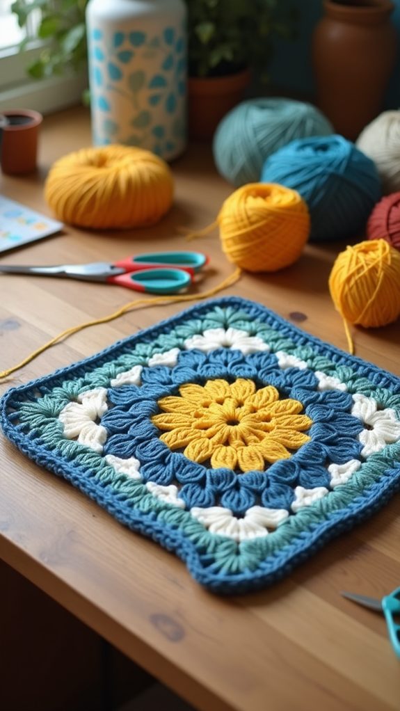 timeless crochet square pattern