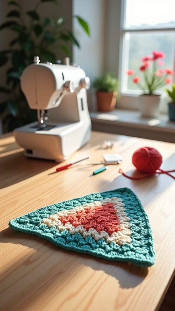 traditional granny square pattern