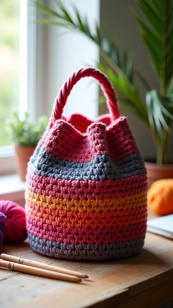 trendy bucket bag style