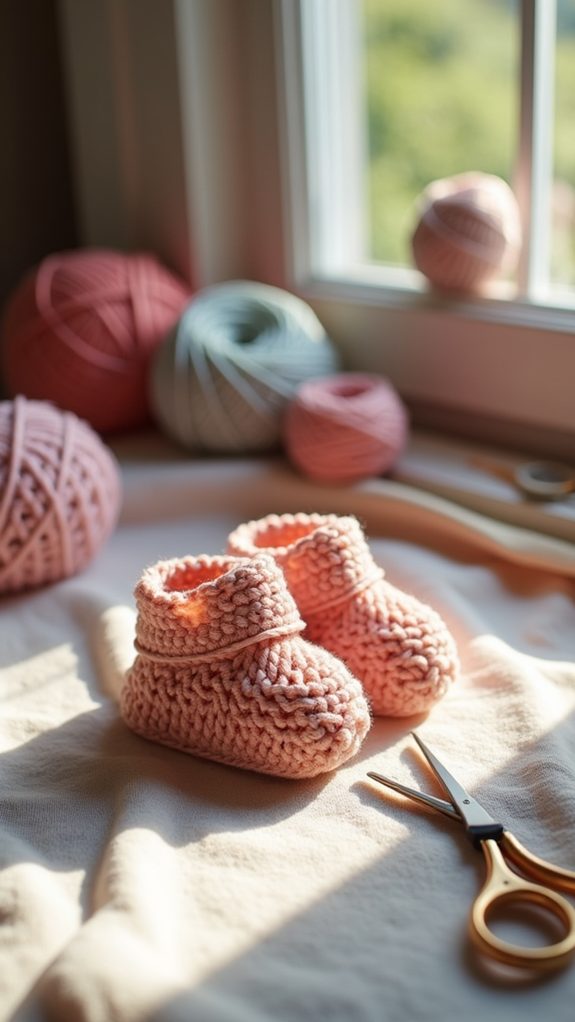 trendy crochet footwear design