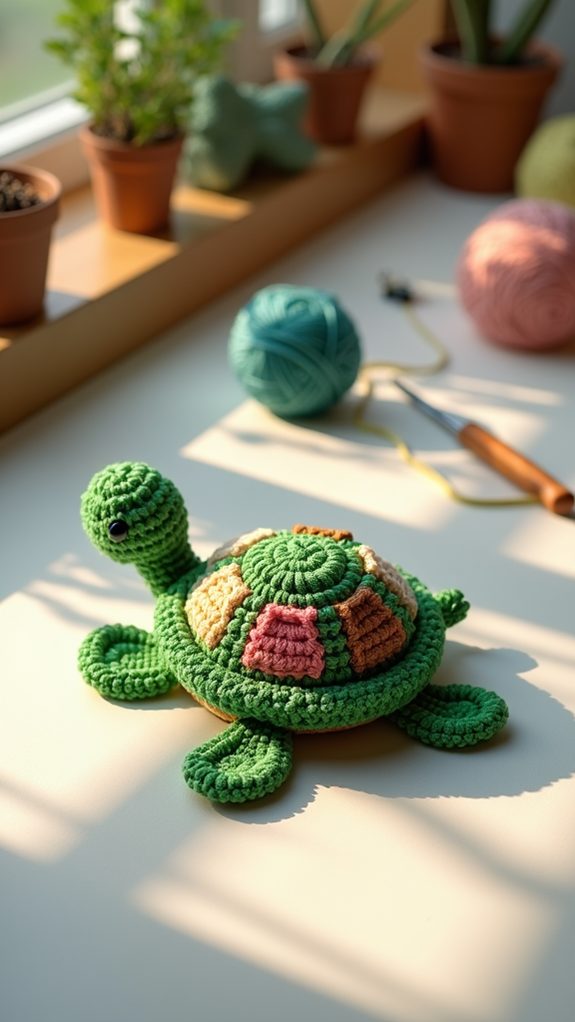 turtle embroidery design template