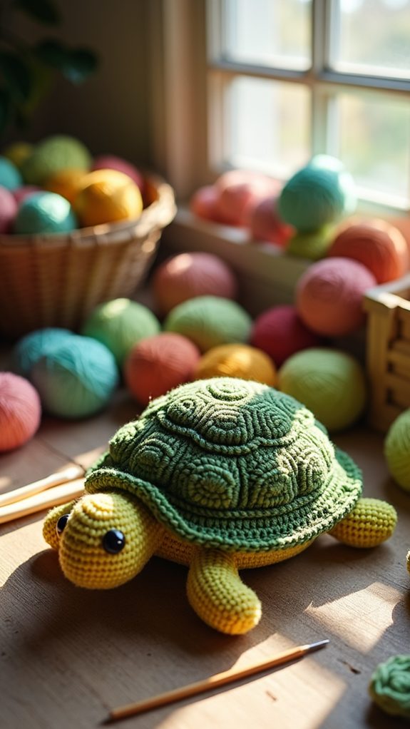 turtle shell stitch pattern