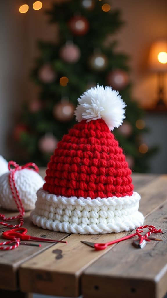 unique santa hat design