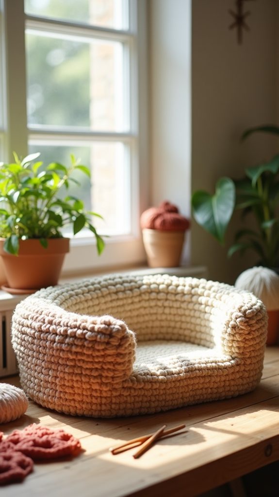 versatile crochet couch design