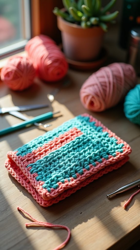 versatile crochet wallet design