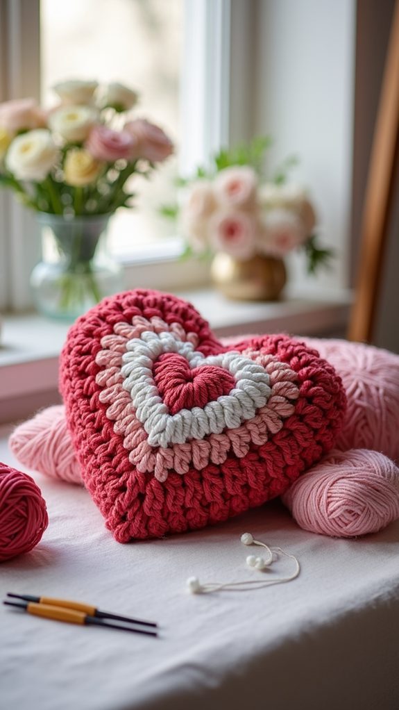 versatile heart pillow cover