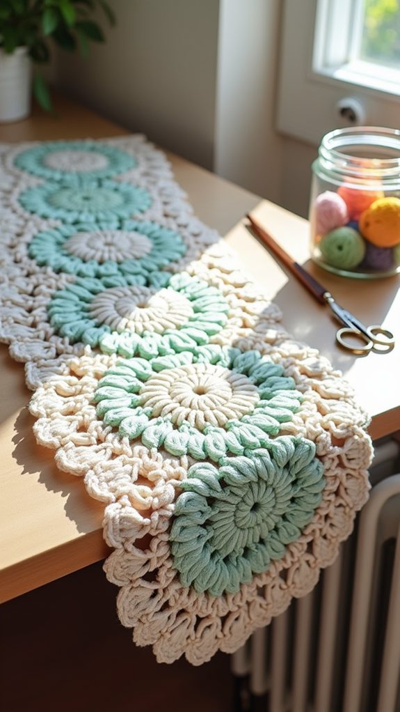 vibrant decorative table runners