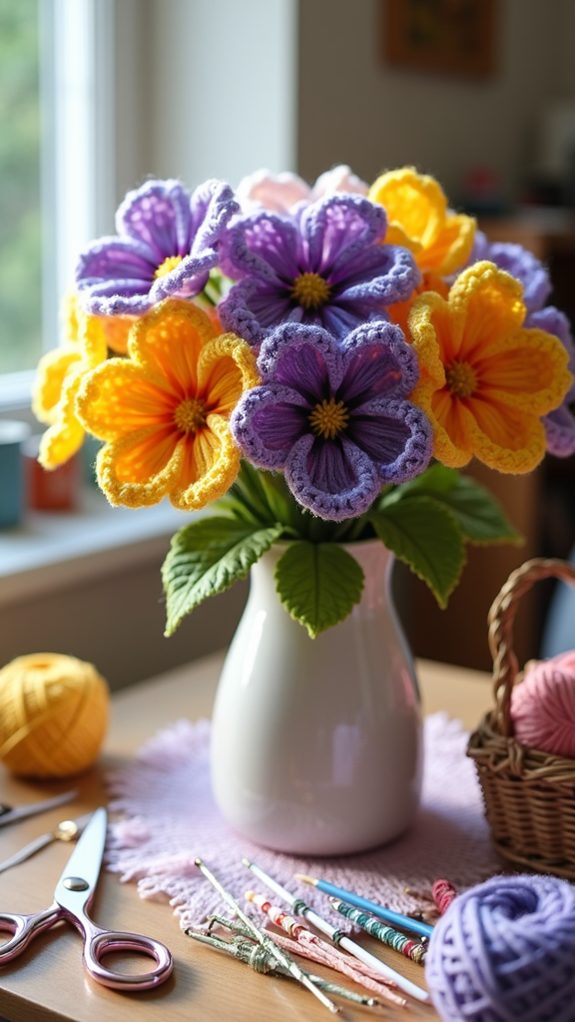 vibrant floral arrangement display