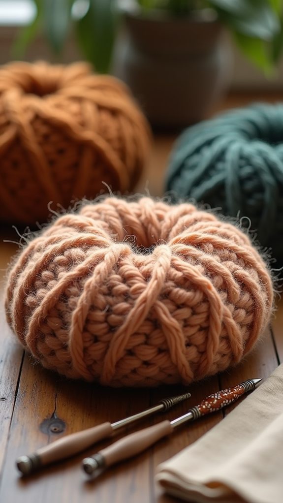 warm alpaca crochet hat