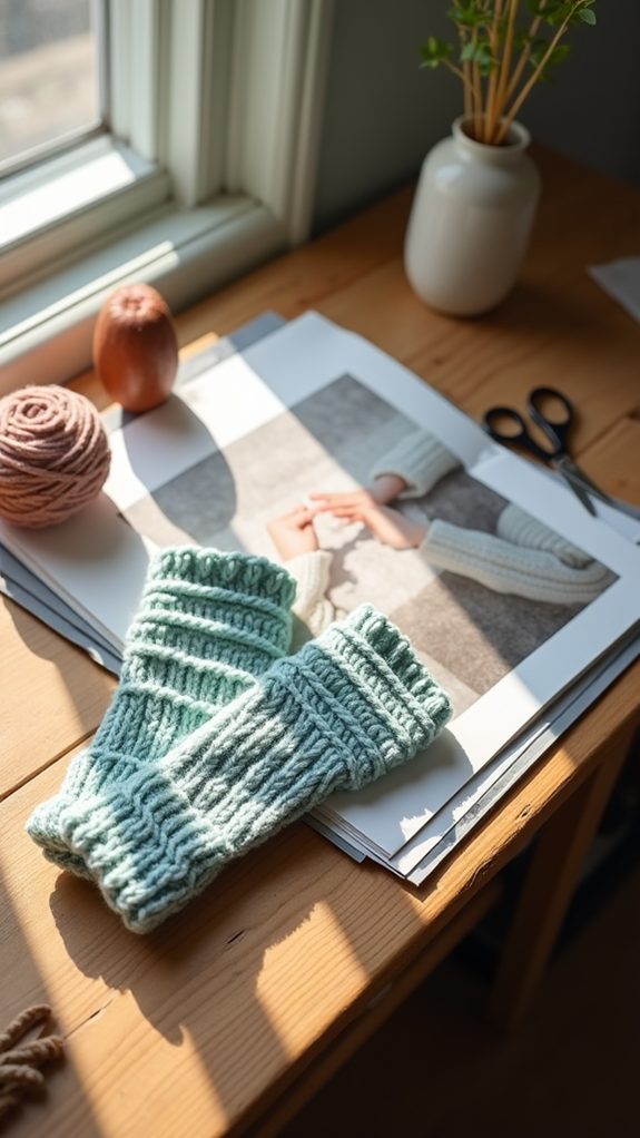 warm and cozy wristlets