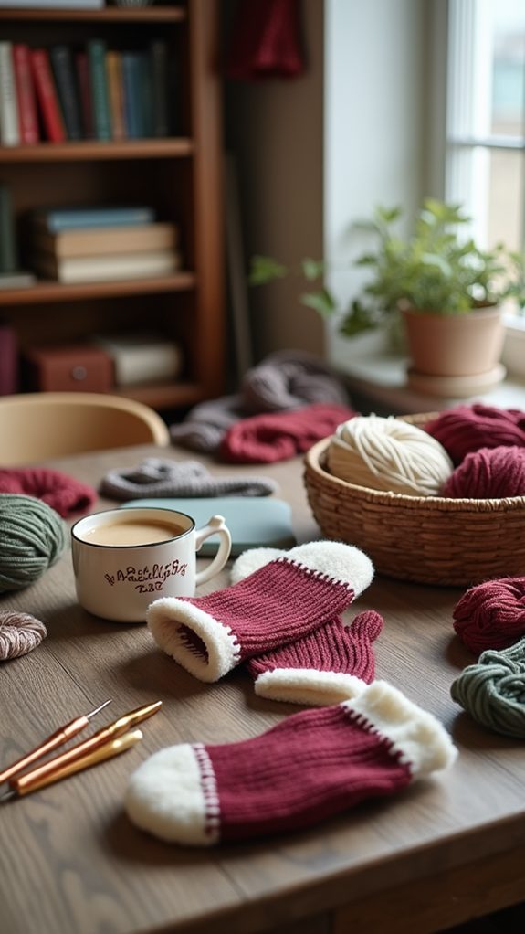 warm and soft mittens