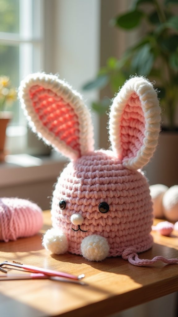 warm bunny ear hat