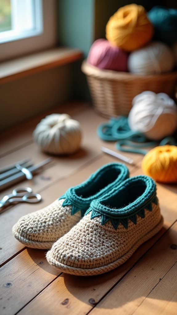 warm handmade footwear comfort