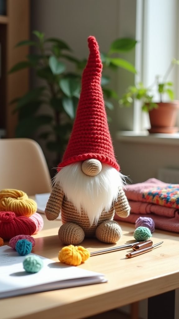 whimsical seasonal gnome artwork