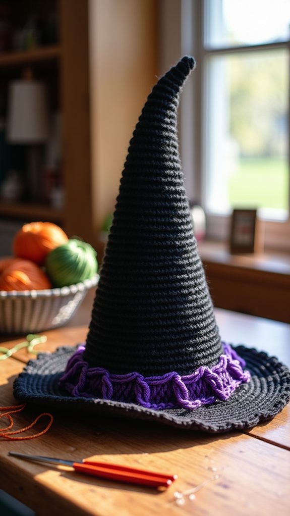 witch hat table decor