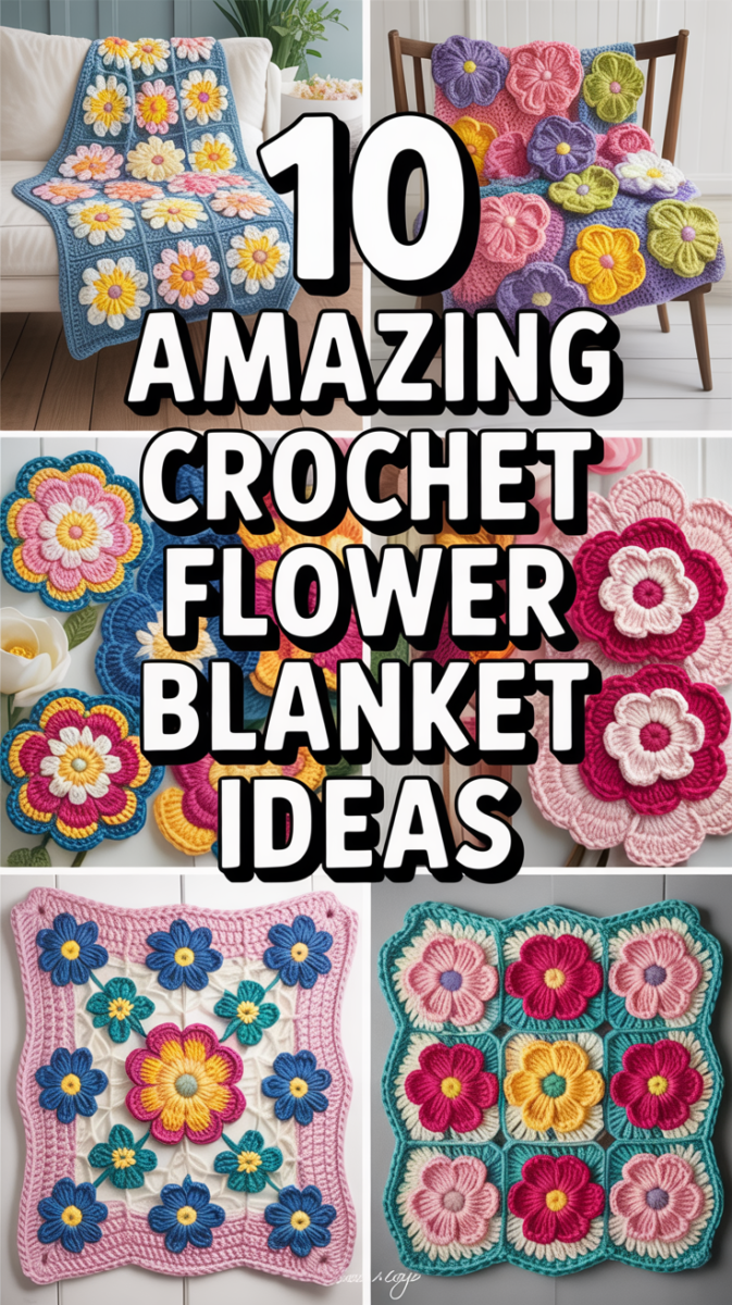 Crochet Flower Blanket