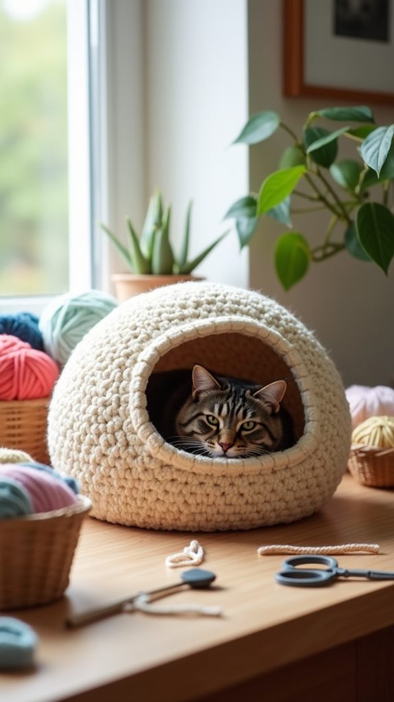 chic feline relaxation space