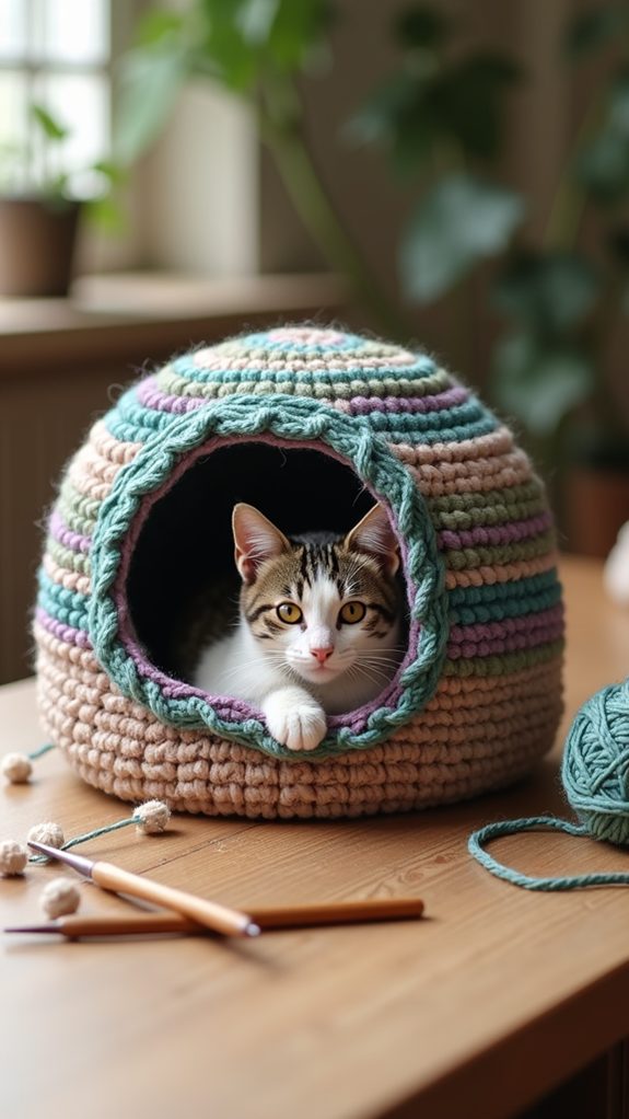 cozy knitted fabric haven
