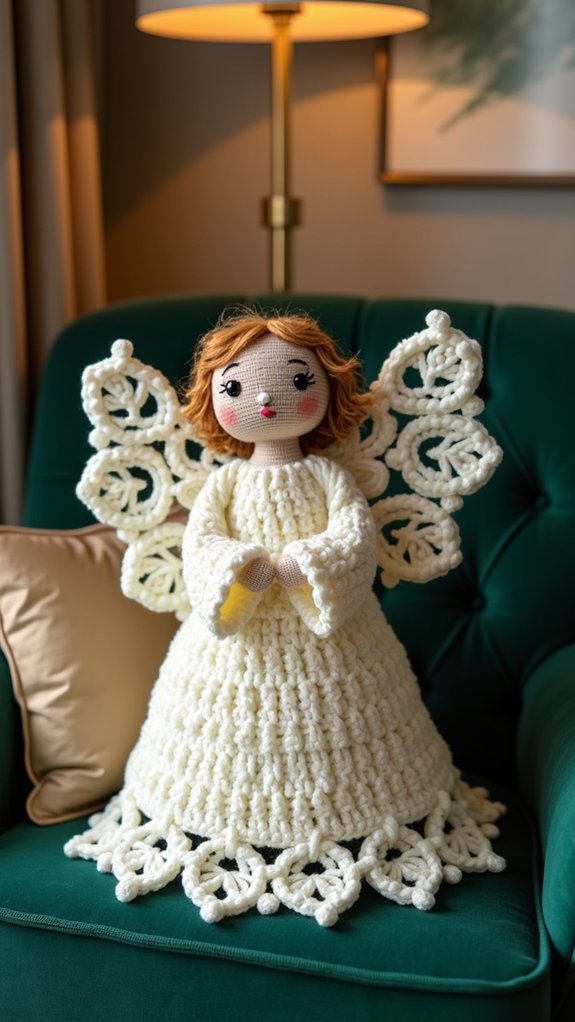 elegant christmas angel design