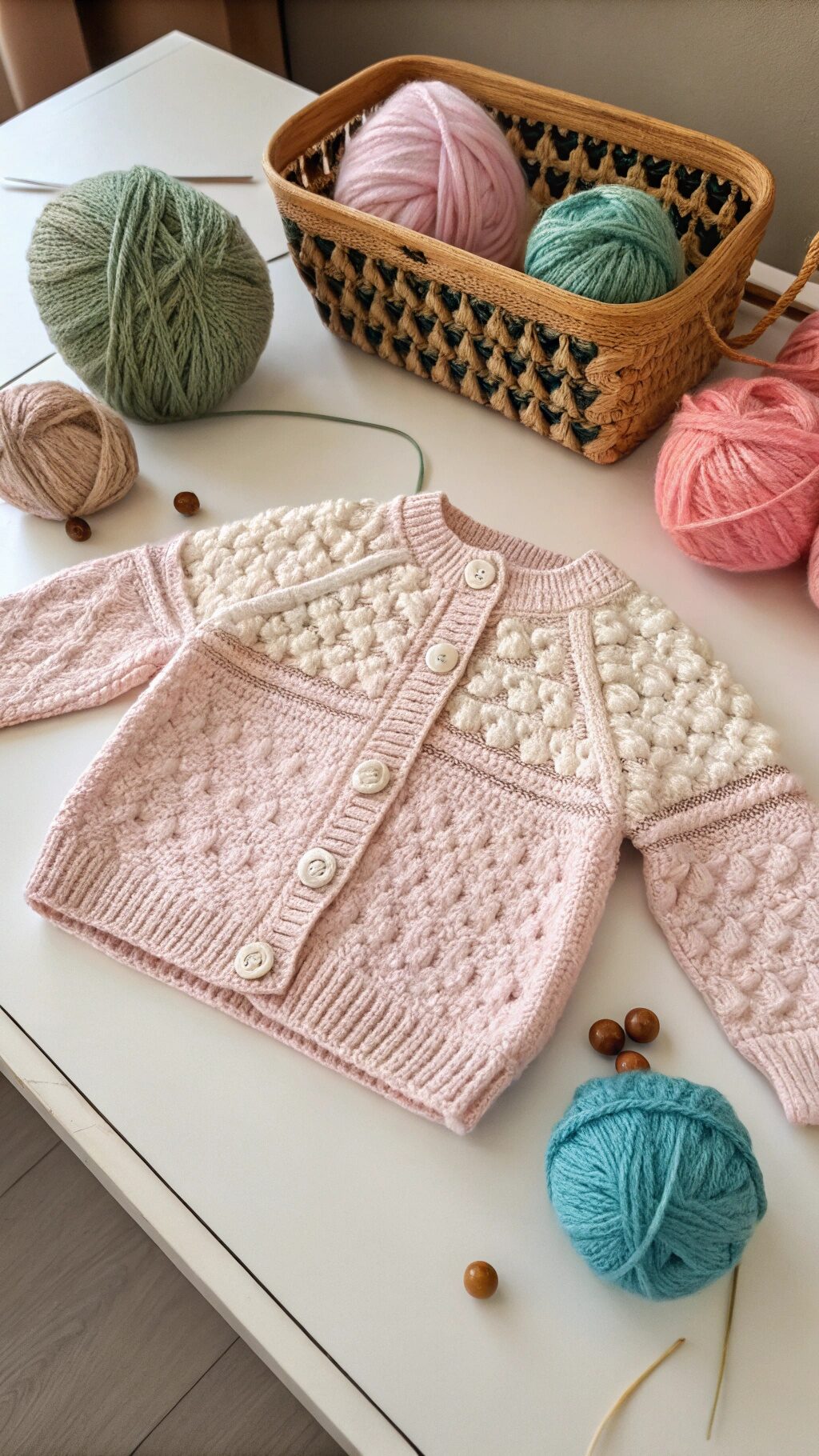 Textured Bobble Sweater