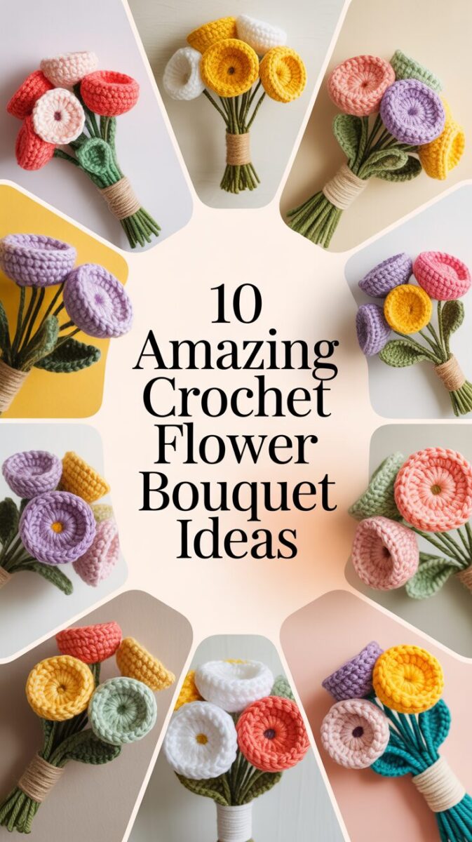 Crochet Flower Bouquet Ideas