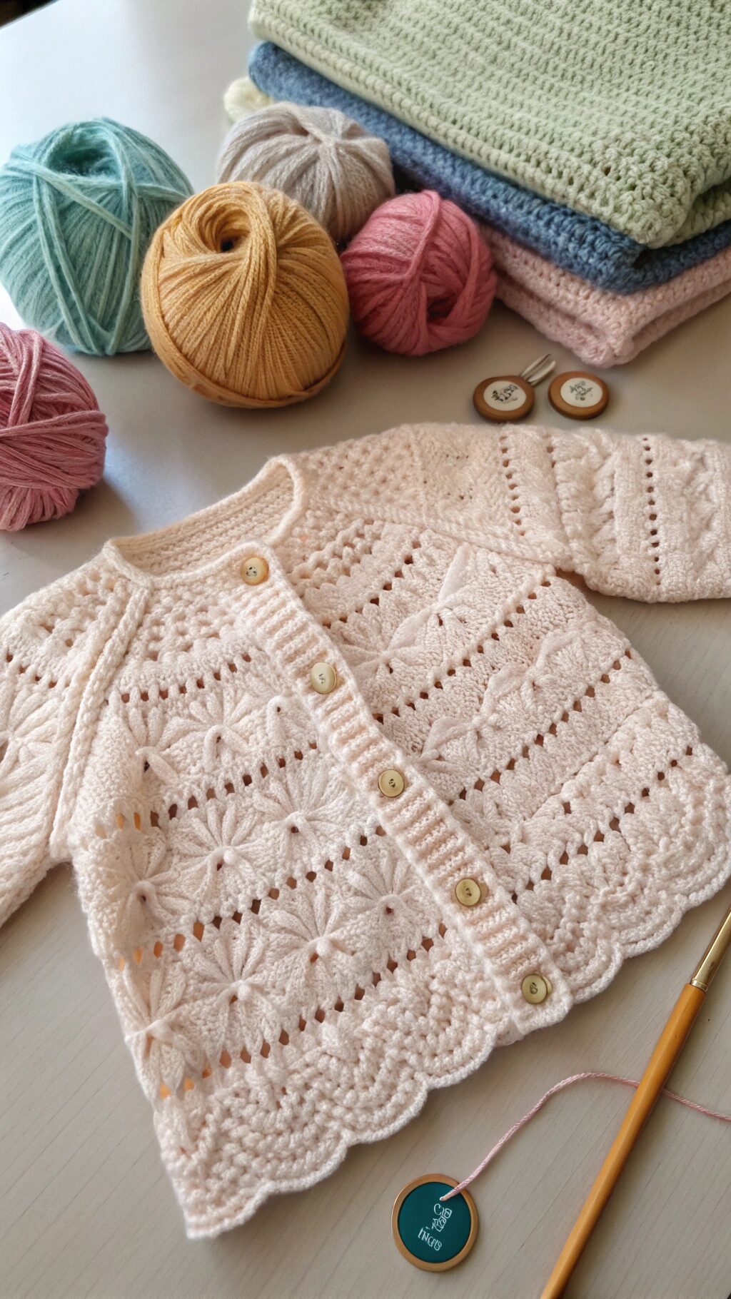 Cute Shell Stitch Sweater
