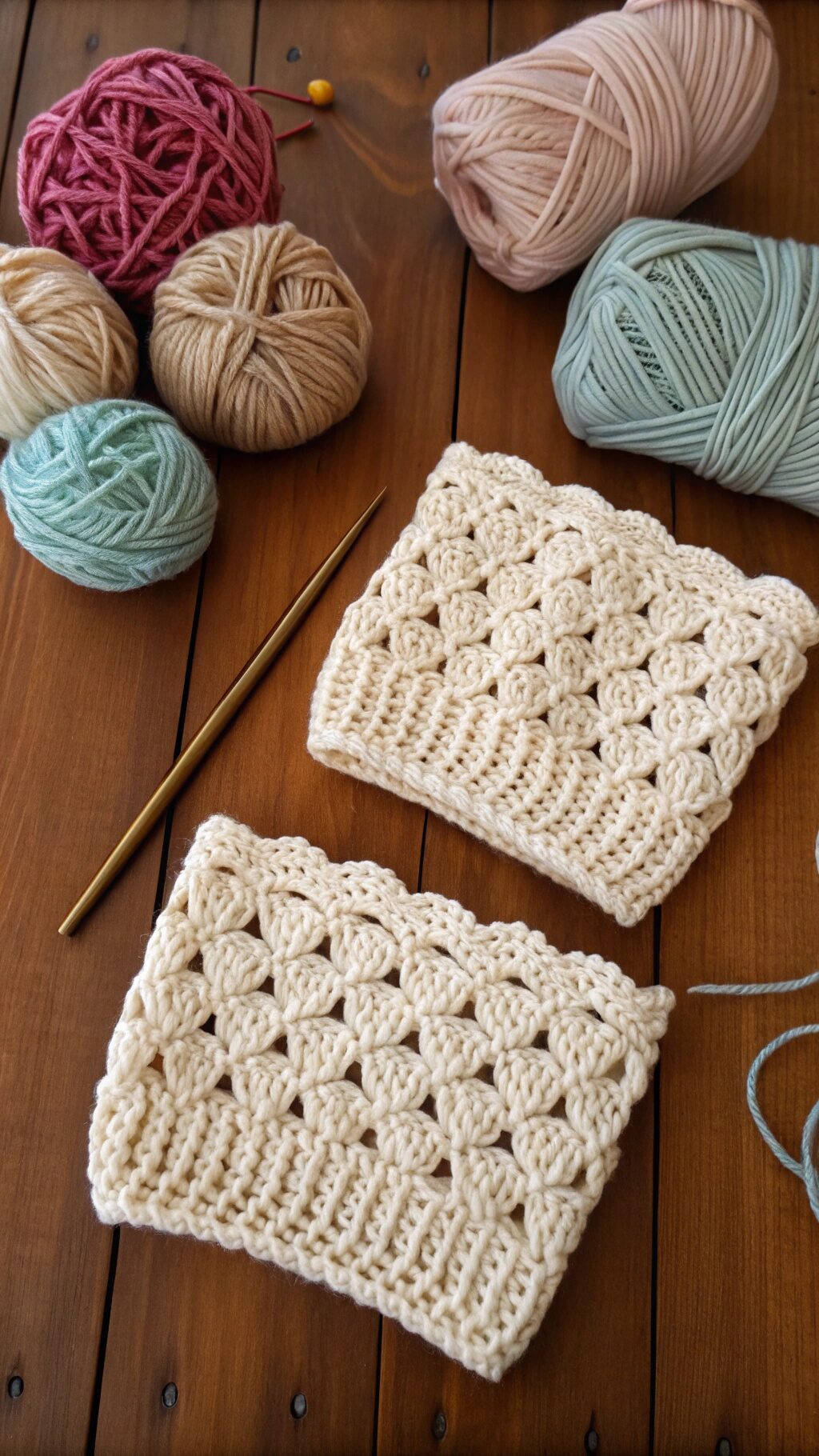 Textured Shell Stitch
