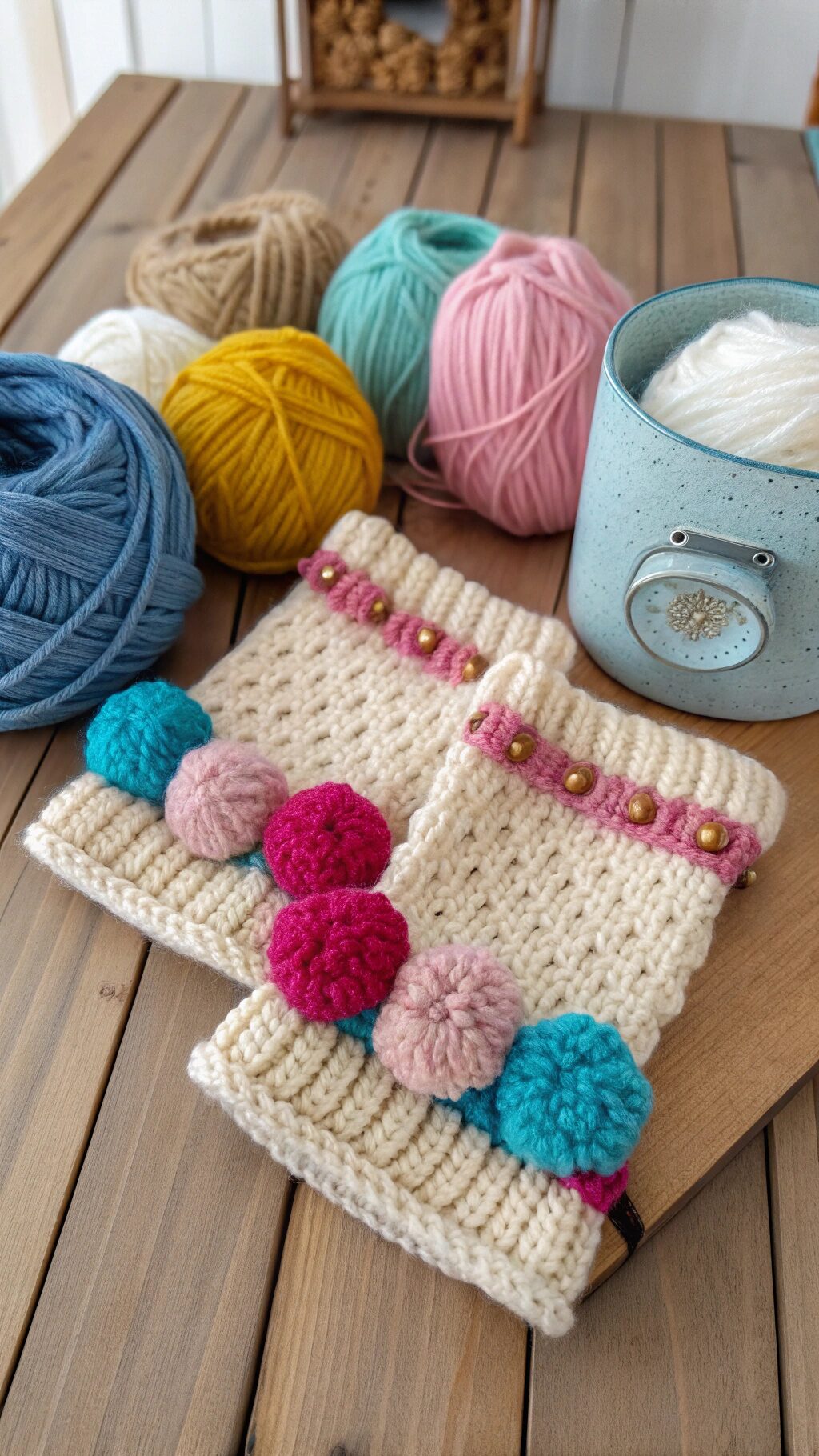 Whimsical Pom-Pom Touch