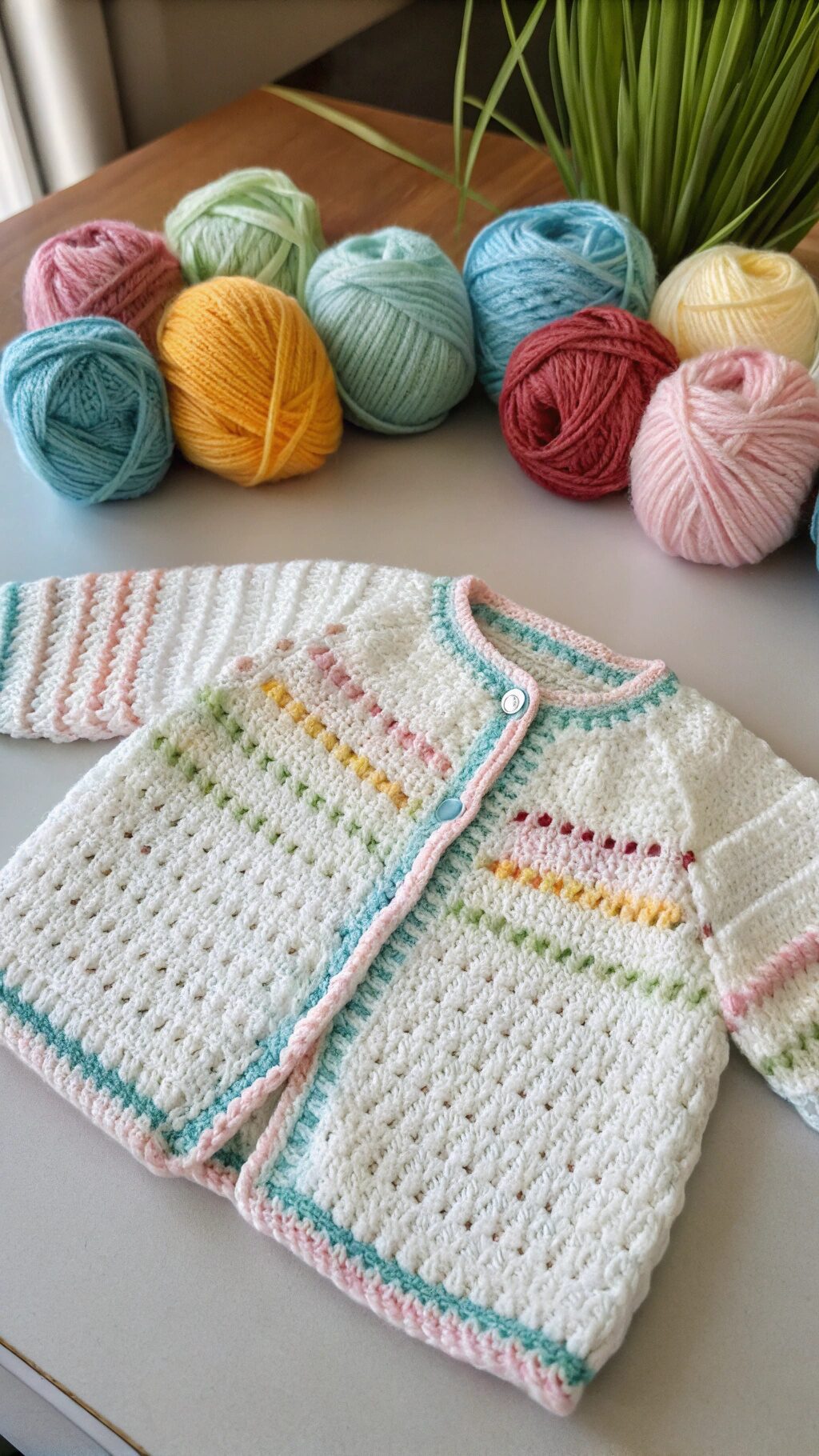 Simple V-Stitch Sweater