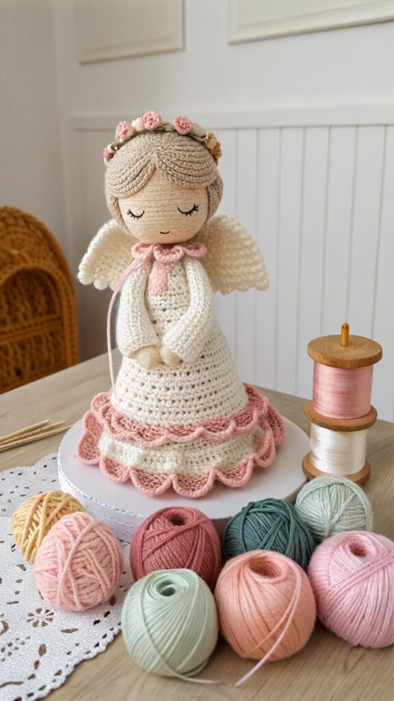 Vintage-Inspired Crochet Angel