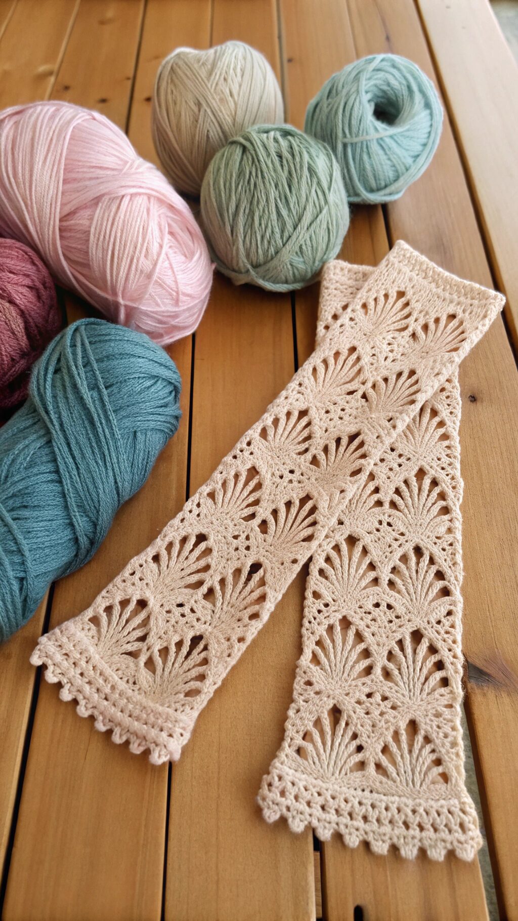 Elegant Lace Crochet Warmers