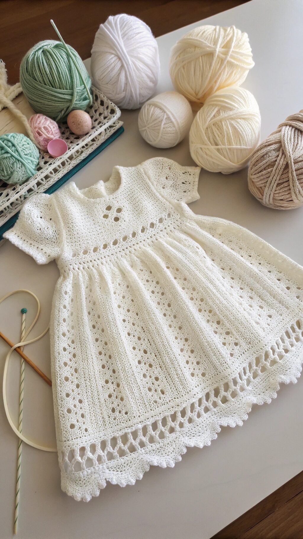 Classic White Lace Dress