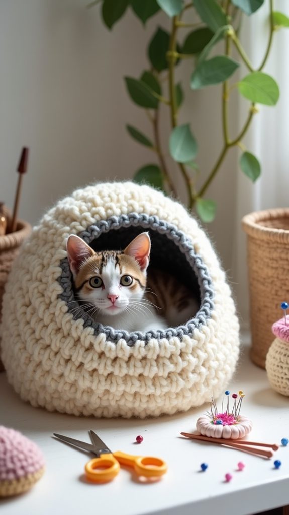 stylish feline hideaway design