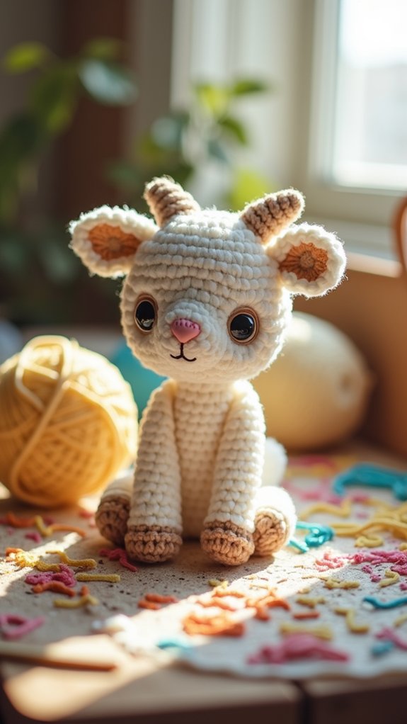 adorable baby goat toy
