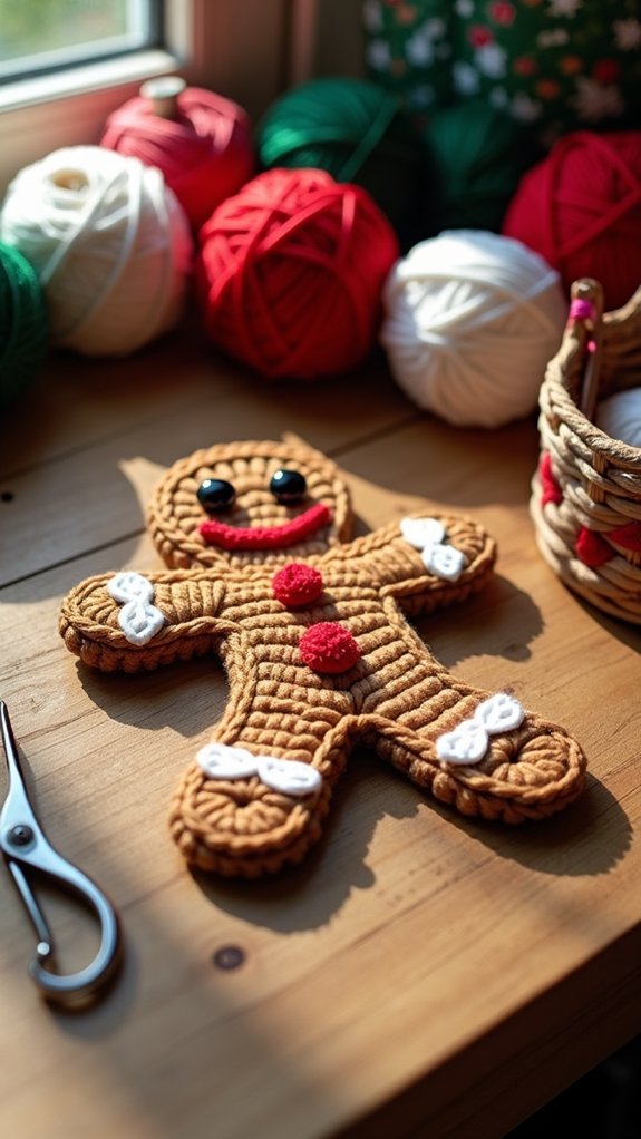 adorable gingerbread man design