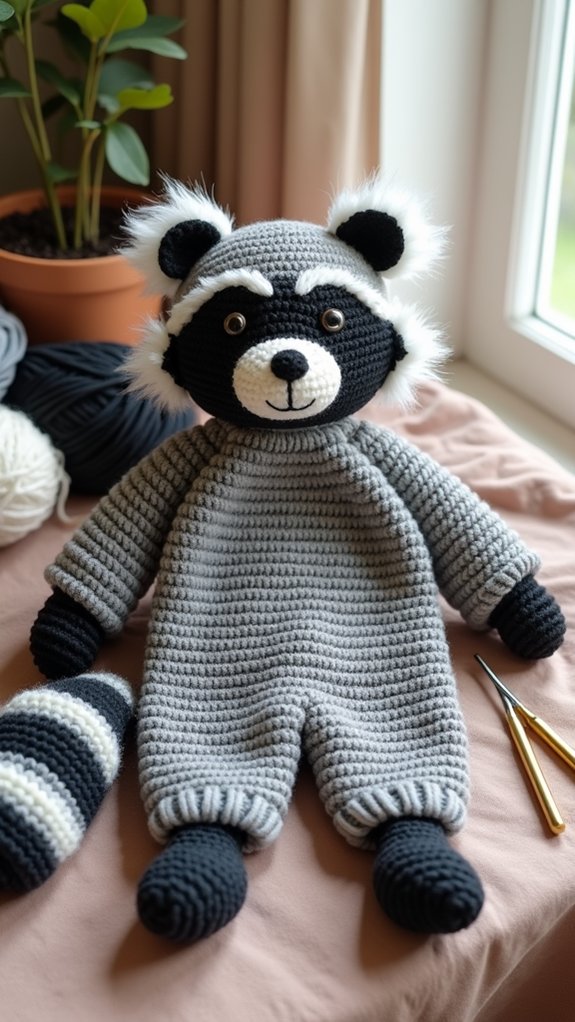adorable raccoon themed outfit