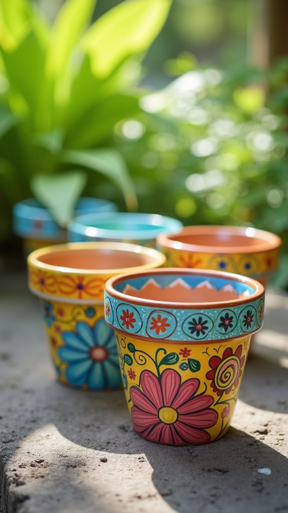 artistic decorative plant containers