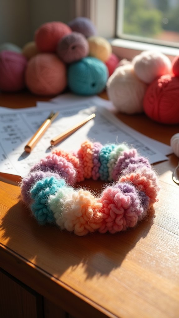 big plush hair accessories