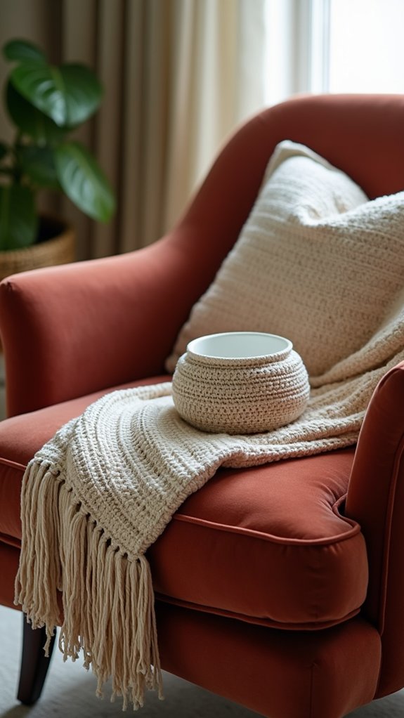 bohemian style bowl cozy