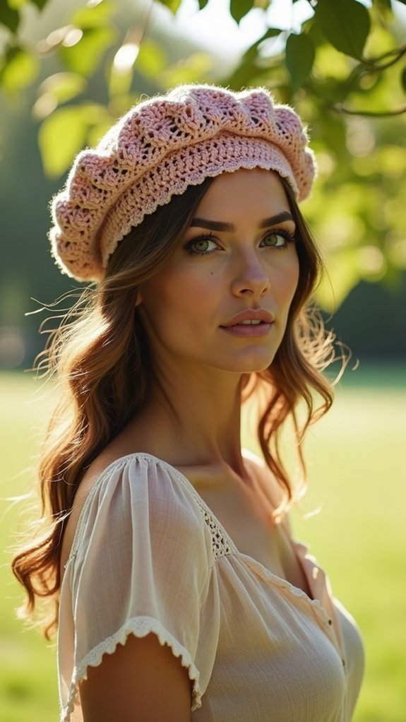 chic round soft hat