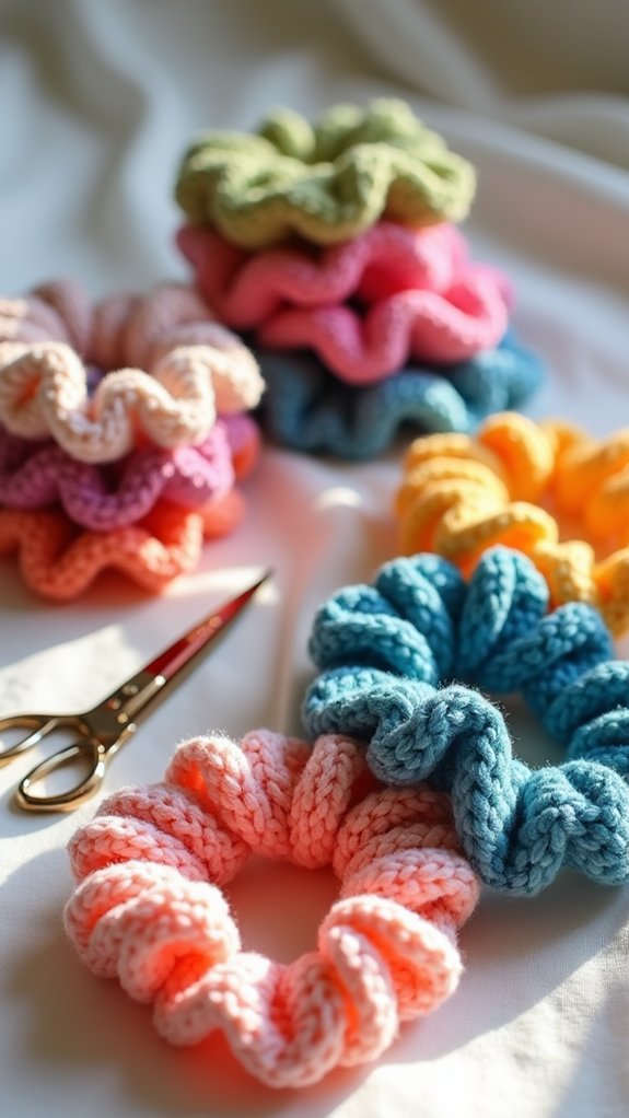 colorful handmade hair accessories