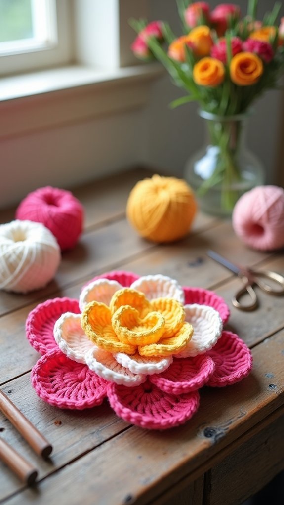 colorful holiday decoration flower