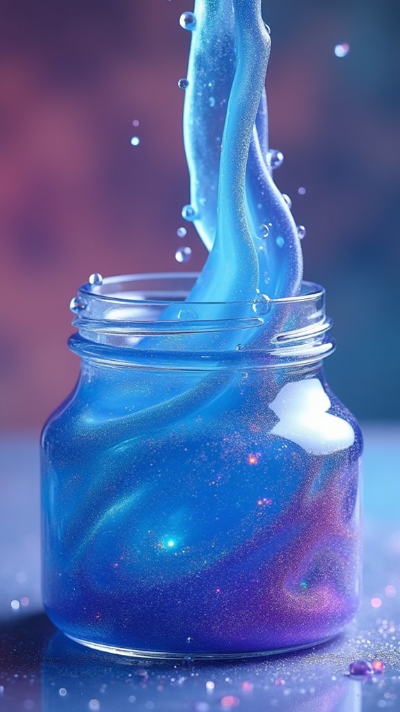 colorful stretchy gooey substance
